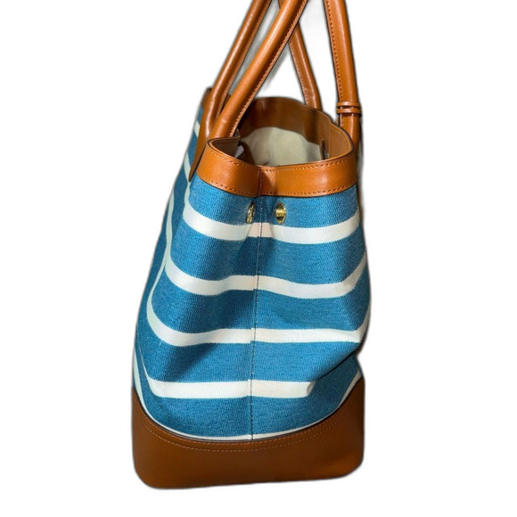 Lauren Ralph Lauren Fairfield City Striped Tote - Picture 3 of 11